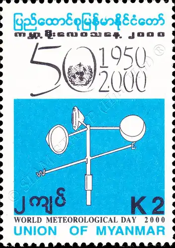 50 Jahre Weltorganisation für Meteorologie (WMO) (**)