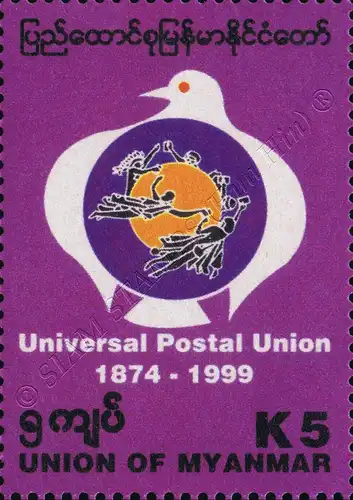 125 Jahre Weltpostverein (UPU) (**)