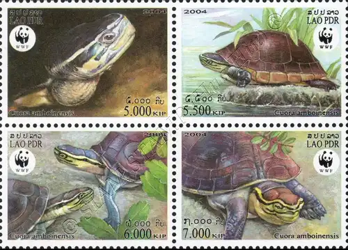 Worldwide conservation: Amboina horseshoe turtle -CP(I)- (MNH)