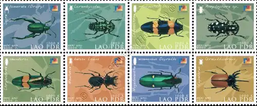 PHILA KOREA 2002, Seoul: Local beetles -CP(I)- (MNH)