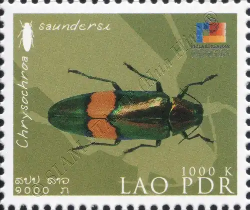 PHILA KOREA 2002, Seoul: Local beetles -CP(I)- (MNH)