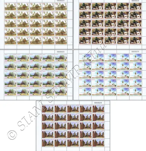 Ancient Historical Laos (II) - Historical Places -SHEET (II)- (MNH)
