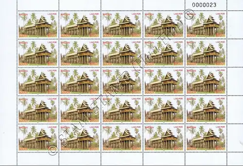 Ancient Historical Laos (II) - Historical Places -SHEET (II)- (MNH)