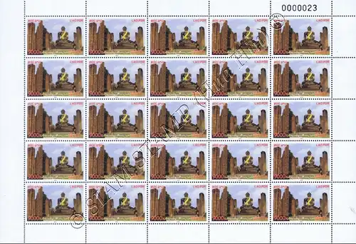 Ancient Historical Laos (II) - Historical Places -SHEET (II)- (MNH)