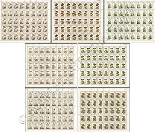 Mushrooms (I) -SHEET (II)- (MNH)