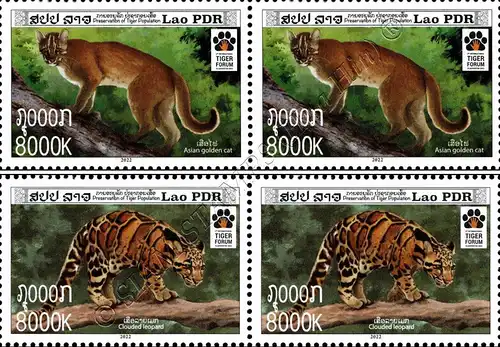 Preservation of Tiger Population -PAIR- (MNH)