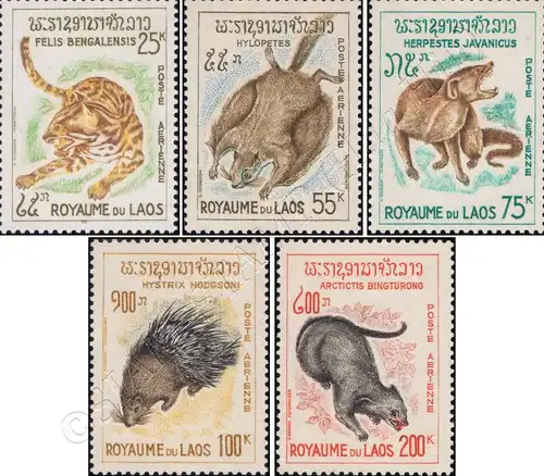 Laotian Fauna (I) (MNH)