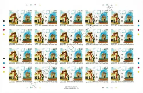 50 years of Europe Stamps (2006) (OFFICIAL ISSUE)-IMPERFORATED SHEET BO(I)-(MNH)