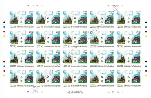 50 years of Europe Stamps (2006) (OFFICIAL ISSUE)-IMPERFORATED SHEET BO(I)-(MNH)