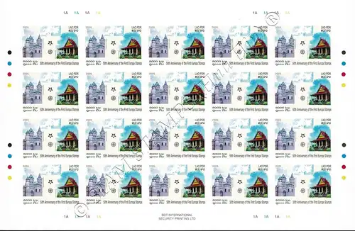 50 years of Europe Stamps (2006) (OFFICIAL ISSUE)-IMPERFORATED SHEET BO(I)-(MNH)