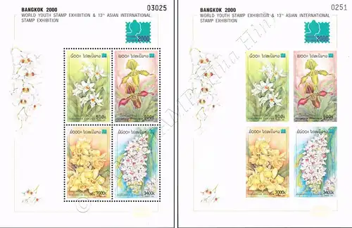 BANGKOK 2000: Orchids (178B-178C) (MNH)