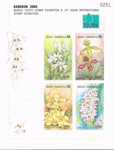 BANGKOK 2000: Orchids (178B-178C) (MNH)