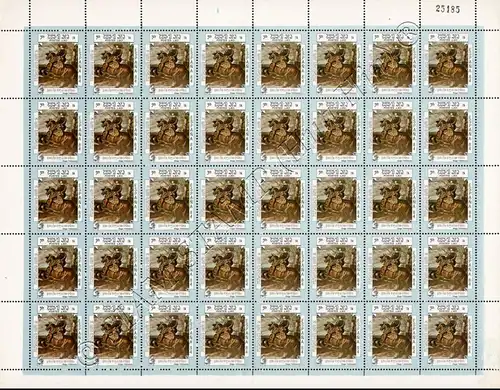 ESPANA 84, Madrid: Paintings by Spanish painters -SHEET (II)- (MNH)