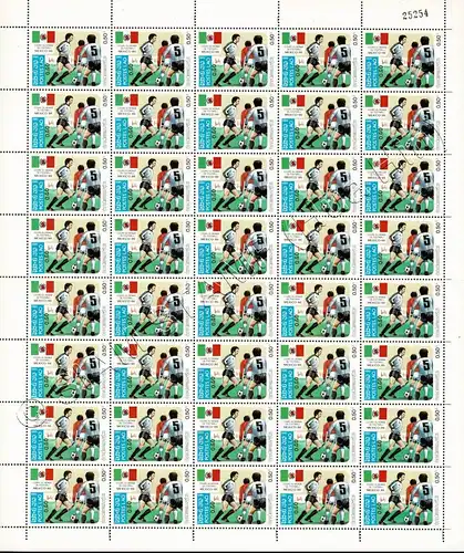 Football World Cup 1986, Mexico -SHEET (II)- (MNH)