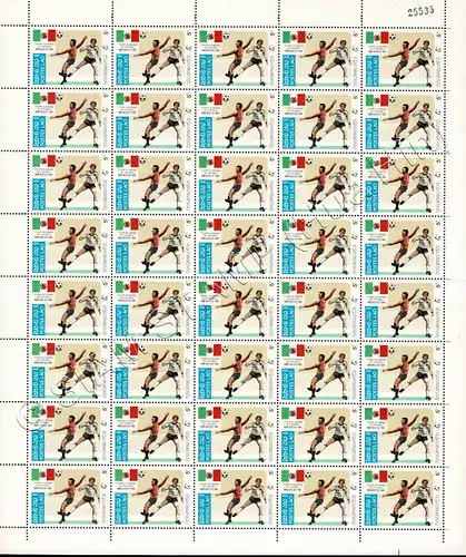 Football World Cup 1986, Mexico -SHEET (II)- (MNH)