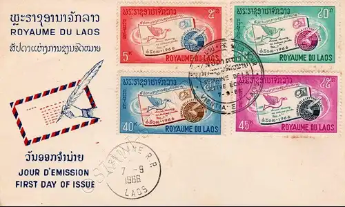 International letter week 1966 -FDC(I)-I-