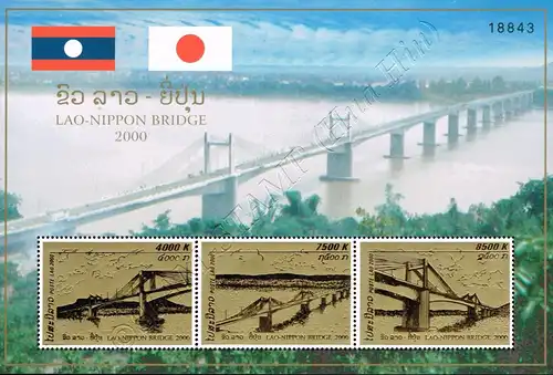 Construction of a Mekong Bridge near Pakse (180A) (MNH)