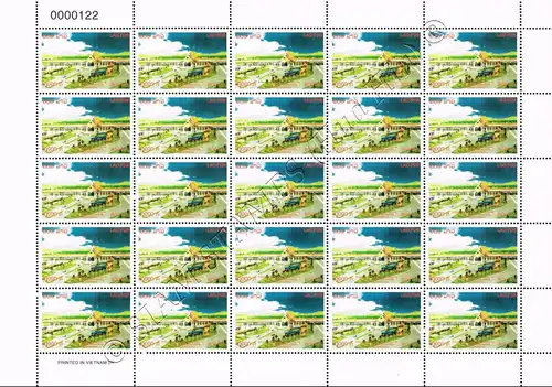 Opening of the fourth Thai-Lao Mekong Bridge -SHEET BO(I)- (MNH)