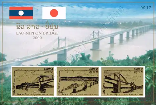 Construction of a Mekong Bridge near Pakse (180B) (MNH)