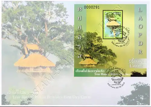 Tree House in Bokeo Province (264B) -FDC(I)-I-