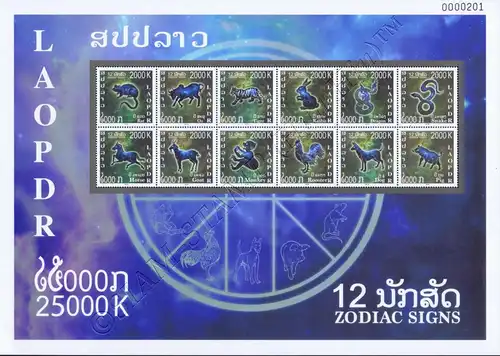 Chinese New Year: Zodiac Signs (266A) (MNH)