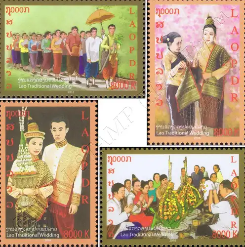 Traditional Lao Wedding (MNH)