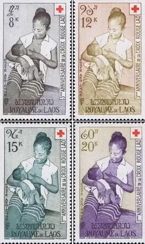 3 years Laotian Red Cross (MNH)