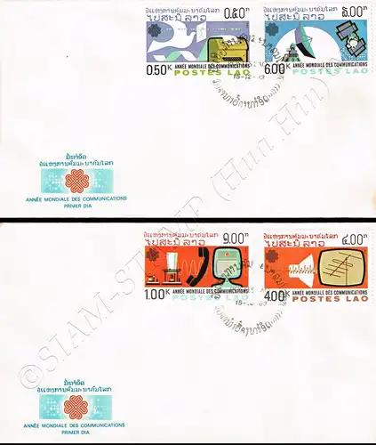 World Communications Year -FDC(I)-I-