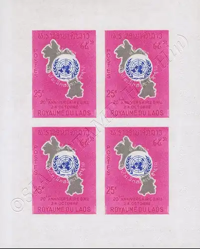 Year of international cooperation -BLOCK OF 4 PROOF- (MNH)