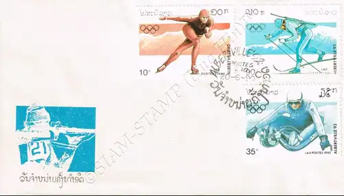 1992 Winter Olympics, Albertville (II) -FDC(I)-I-