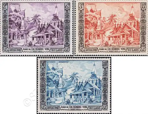 Golden Jubilee of the King Sisavang Vong (MNH)