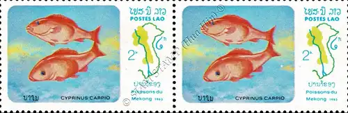 Fish from the Mekong -PAIR- (MNH)