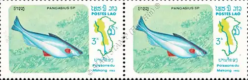Fish from the Mekong -PAIR- (MNH)