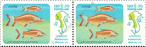 Fish from the Mekong -PAIR- (MNH)