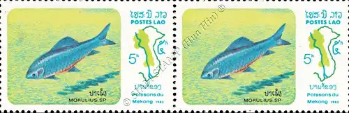 Fish from the Mekong -PAIR- (MNH)