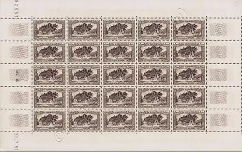 Definitive: Views (4) -SHEET (I)- (MNH)