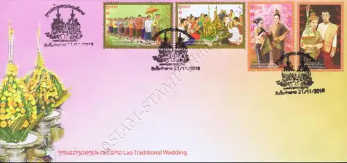 Traditional Lao Wedding -FDC(I)-I-