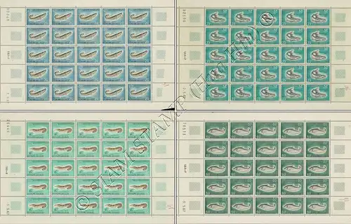 Fishes (I) -FULL SHEET BO(I)- (MNH)