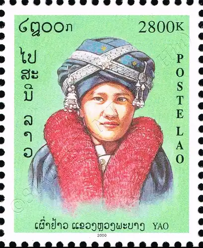 Costumes of the tribes (I) -BLOCK OF 4- (MNH)