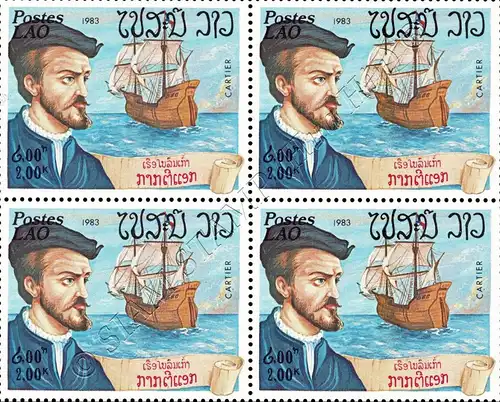 Seafarers -BLOCK OF 4- (MNH)