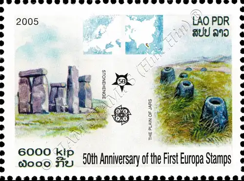 50 years of Europe Stamps (2006) (OFFICIAL ISSUE) -PERFORATED- (MNH)