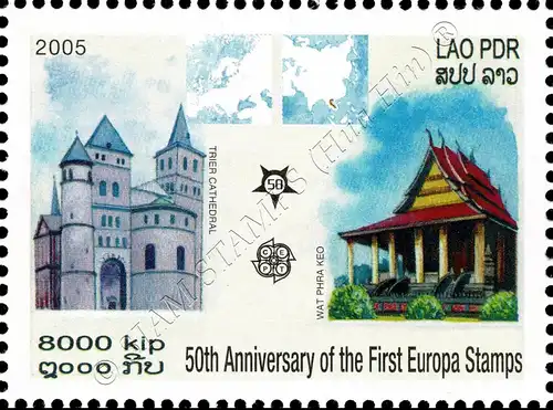 50 years of Europe Stamps (2006) (OFFICIAL ISSUE) -PERFORATED- (MNH)