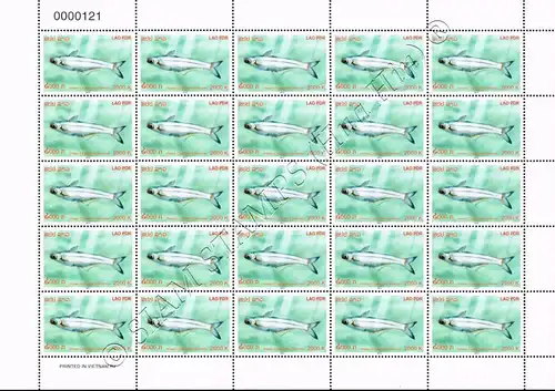 Catfish of the Mekong -SHEET (I)- (MNH)