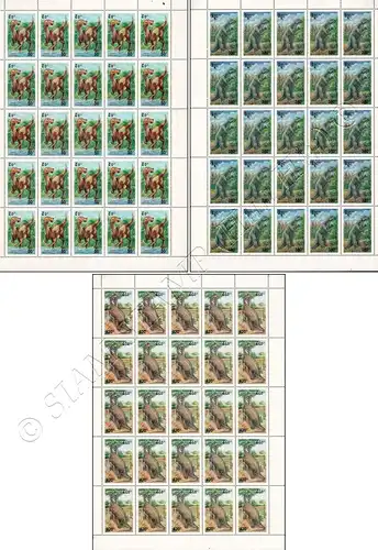 Prehistoric Animals -FULL SHEET BO(I)- (MNH)