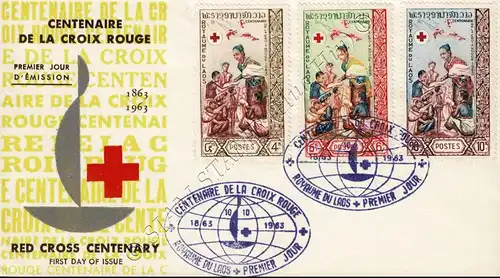 Centenary of International Red Cross -FDC(II)-S-