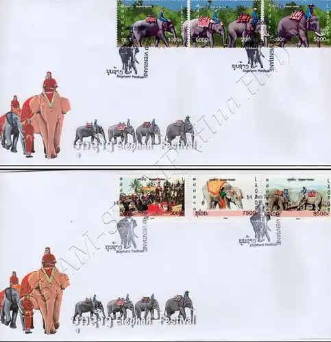 Elephant Festival -FDC(I)-I-