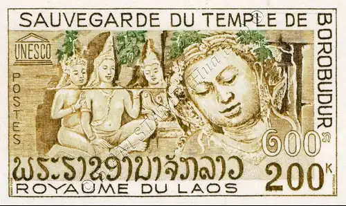 Preservation of the temple of Borobudur by UNESCO -IMPERFORATE- (MNH)