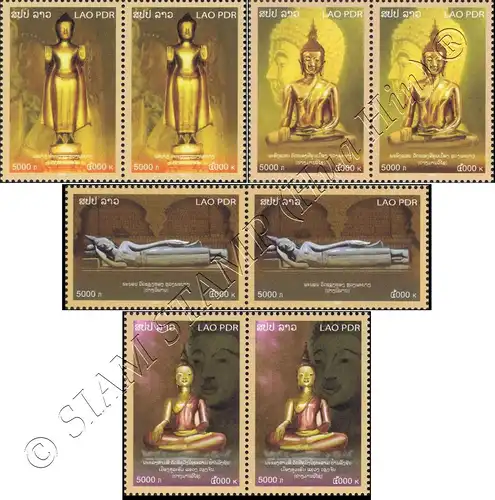 Buddha Figures -PAIR- (MNH)