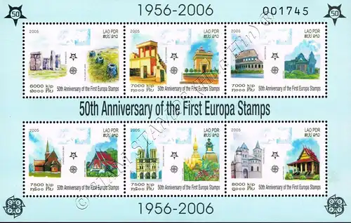 50 Jahre Europamarken (2006) (194AI) (OFFIZIELLE AUSGABE) (**)