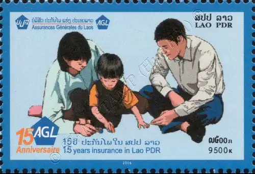 15 Jahre Versicherung Assurances Générales du Laos (AGL) (**)